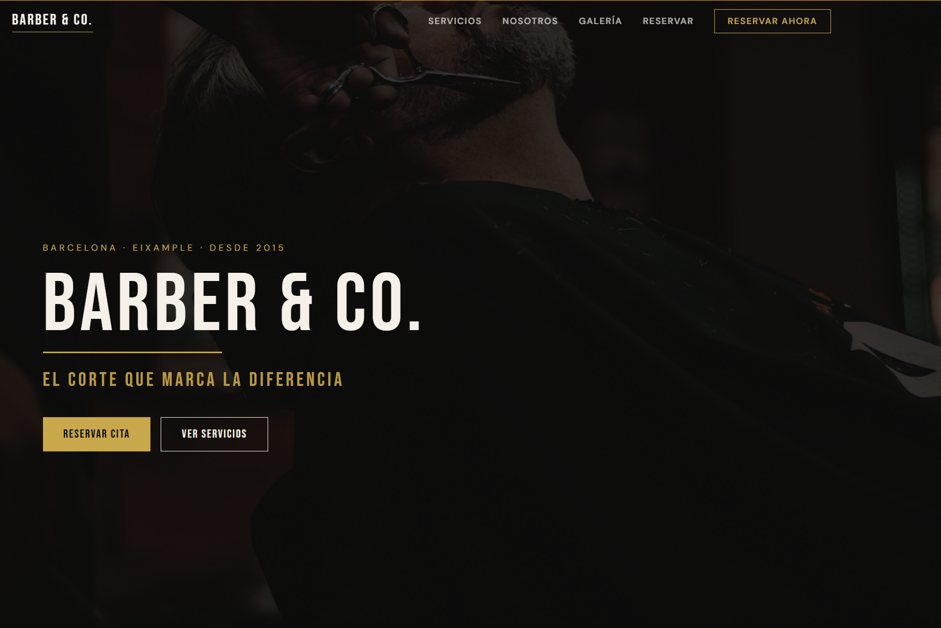 BarberStyle BCN — Barbería Demo