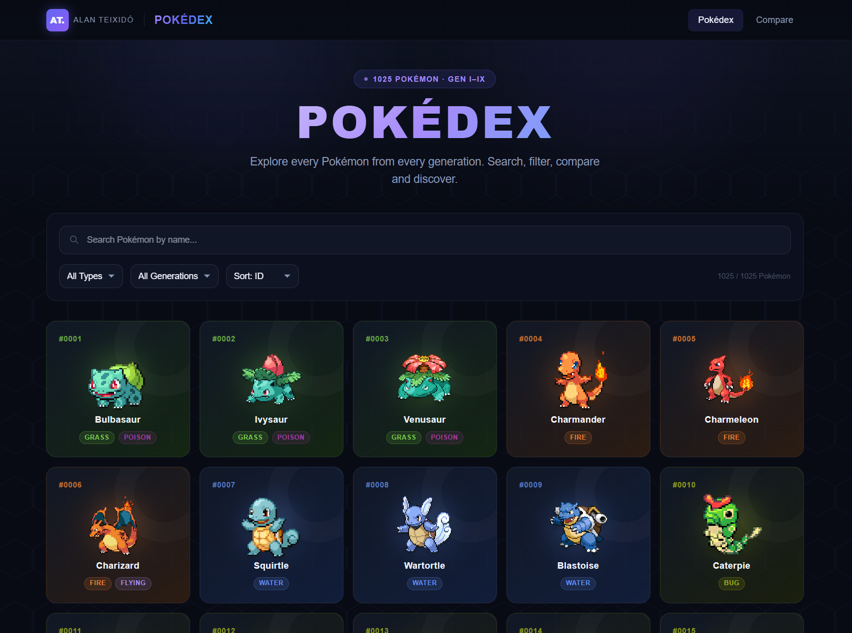 Pokédex App screenshot